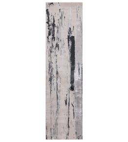 Aurora Glacier Runner Rug by Asiatic Charcoal