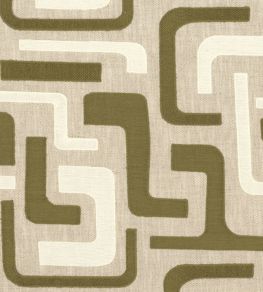 Avant-Garde Fabric by Casamance Olive Avant-Garde Fabric by Casamance Olive