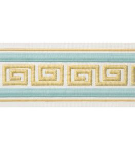 Avenue Tape Trimming by Thibaut Mist and Sunshine Avenue Tape Trimming by Thibaut Mist and Sunshine