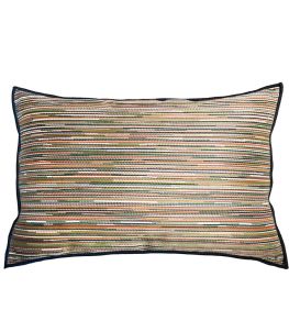 Averno Cushion 40 x 60cm by Maison Casamance Vert Orange Averno Cushion 40 x 60cm by Maison Casamance Vert Orange