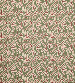 Avila Fabric by Osborne & Little Olive/Brick