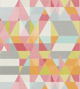 Axis Wallpaper by Scion Lime / Peony / Sunset Axis Wallpaper by Scion Lime / Peony / Sunset