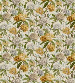 Azalea Path Fabric by Zoffany Primrose/Evergreen