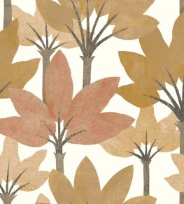 Babel Wallpaper by Casadeco Jaune Curry Babel Wallpaper by Casadeco Jaune Curry