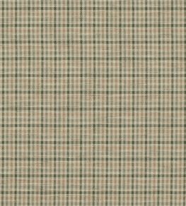 Babington Check Fabric by Mulberry Home Green/Sand Babington Check Fabric by Mulberry Home Green/Sand