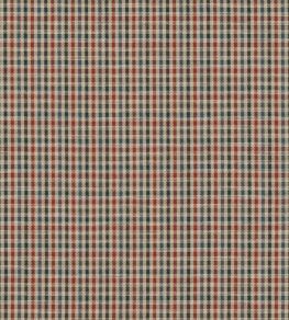 Babington Check Fabric by Mulberry Home Red/Blue