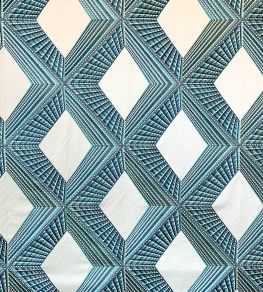 Baccarat Fabric by Casal Celadon Azur