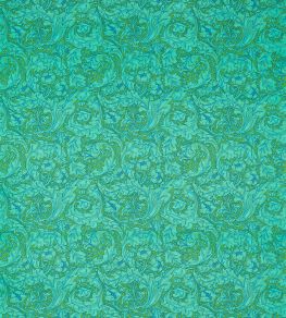 Bachelors Button Fabric by Morris & Co Turquoise Bachelors Button Fabric by Morris & Co Turquoise