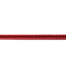 Bagatelle Cord With Tape Trimming by Samuel & Sons Scarlet Rose Bagatelle Cord With Tape Trimming by Samuel & Sons Scarlet Rose