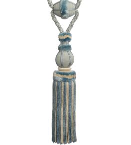 Bagatelle Single Tassel Tieback Trimming by Samuel & Sons Hydrangea Bagatelle Single Tassel Tieback Trimming by Samuel & Sons Hydrangea