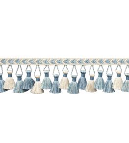 Bagatelle Tassel Fringe Trimming by Samuel & Sons Hydrangea Bagatelle Tassel Fringe Trimming by Samuel & Sons Hydrangea
