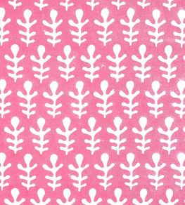 Bagru Fabric by Molly Mahon Pink Bagru Fabric by Molly Mahon Pink
