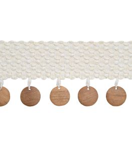 Bali Bead Trimming by Thibaut Ivory Bali Bead Trimming by Thibaut Ivory
