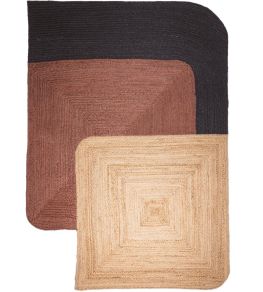 Bali Rug by Maison Casamance Noir Bois De Rose