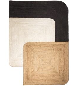 Bali Rug by Maison Casamance Noir Ivoire Bali Rug by Maison Casamance Noir Ivoire
