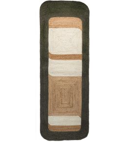 Bali Runner Rug by Maison Casamance Olive Ivoire