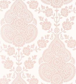 Balmuccia Damask Wallpaper by Anna French Blush