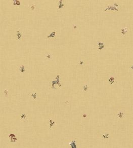 Bambis Wallpaper by Coordonne Mustard