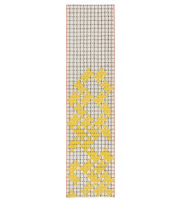 Bandas Single C Rug by GAN Yellow Bandas Single C Rug by GAN Yellow