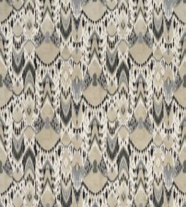 Bandha Ikat Fabric by Jim Thompson Stone Bandha Ikat Fabric by Jim Thompson Stone