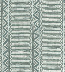 Bansuri Fabric by Nina Campbell Teal Bansuri Fabric by Nina Campbell Teal