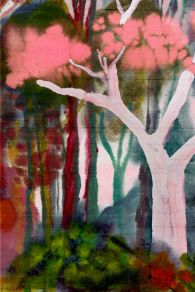 Banyan Mural by Arte Red Blossom Banyan Mural by Arte Red Blossom