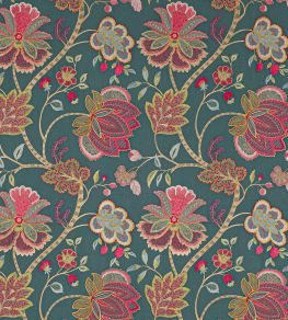 Baptista Linen Fabric by Colefax and Fowler Teal Baptista Linen Fabric by Colefax and Fowler Teal