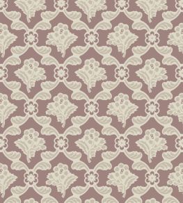 Barace Wallpaper by Farrow & Ball School House White / Sulking Room Pink Barace Wallpaper by Farrow & Ball School House White / Sulking Room Pink