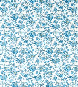 Barmeri Fabric by Clarke & Clarke Cobalt Barmeri Fabric by Clarke & Clarke Cobalt