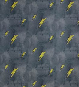 Bolt From Mars Wallpaper by Barneby Gates Yellow On Charcoal Bolt From Mars Wallpaper by Barneby Gates Yellow On Charcoal