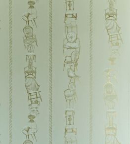 Chairs Wallpaper by Barneby Gates Eau de Nil