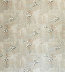 Fresco Birds Wallpaper by Barneby Gates Natural Fresco Birds Wallpaper by Barneby Gates Natural
