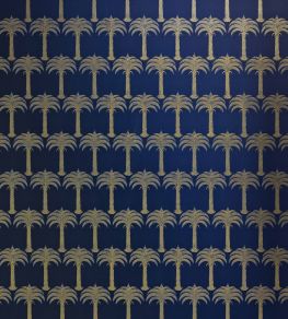 Marrakech Palm Wallpaper by Barneby Gates Midnight Blue Marrakech Palm Wallpaper by Barneby Gates Midnight Blue