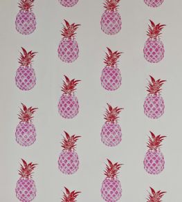 Pineapple Wallpaper by Barneby Gates Red/Pink Pineapple Wallpaper by Barneby Gates Red/Pink