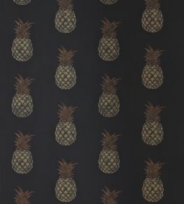 Pineapple Wallpaper by Barneby Gates Charcoal Pineapple Wallpaper by Barneby Gates Charcoal