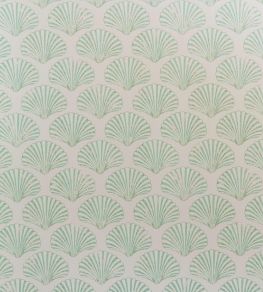 Scallop Shell Wallpaper by Barneby Gates Plaster/Green Scallop Shell Wallpaper by Barneby Gates Plaster/Green
