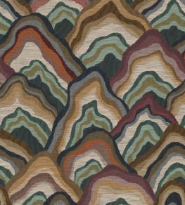 Baru Fabric by Casamance Celadon/Pourpre