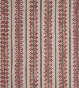 Basholi Fabric by Nina Campbell Red