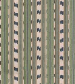 Basil Stripe Fabric by GP & J Baker Green/Indigo Basil Stripe Fabric by GP & J Baker Green/Indigo