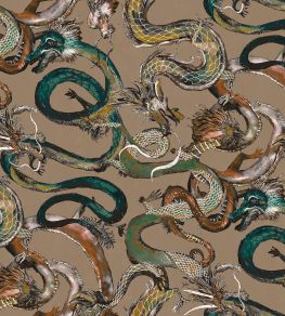 Basilisk Fabric by Arley House Bronze Basilisk Fabric by Arley House Bronze