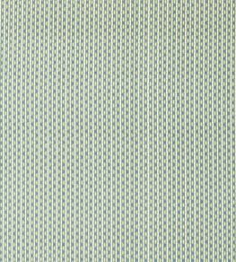 Batak Check Fabric by Sanderson Avocado/Indigo