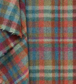 Bayley Plaid Fabric by Ian Sanderson Teal Bayley Plaid Fabric by Ian Sanderson Teal