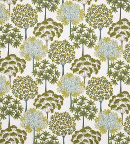 Baywood Fabric by Jane Churchill Green Baywood Fabric by Jane Churchill Green