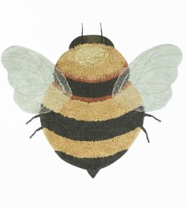 Bee Rug by Lorena Canals Honey/Dark Grey Bee Rug by Lorena Canals Honey/Dark Grey