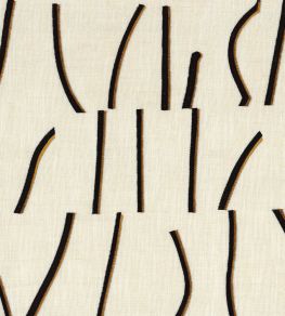 Bejuco Fabric by Casamance Ambre Noir Bejuco Fabric by Casamance Ambre Noir
