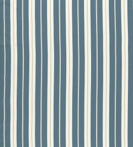 Belgravia Fabric by Clarke & Clarke Denim/linen