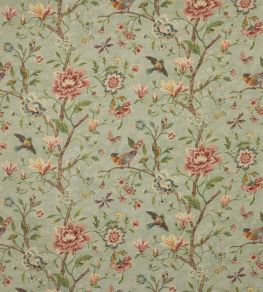 Belgrove Fabric by Colefax and Fowler Aqua Belgrove Fabric by Colefax and Fowler Aqua