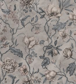 Belinda Wallpaper by Sandberg Misty Blue Belinda Wallpaper by Sandberg Misty Blue