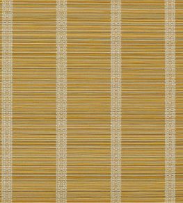 Bellagio Stripe Fabric by Zoffany Silk Yellow