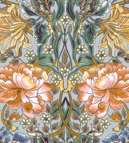 Belle-Epoque Wallpaper by Coordonne Blue Belle-Epoque Wallpaper by Coordonne Blue